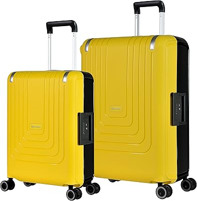 Sac de voyage ultra léger et résistant en pp avec 4 roulettes doubles