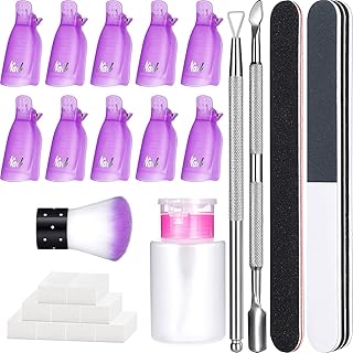 Ensemble d'outils pour dissolvant de vernis à ongles homedom, 17 pièces, kit