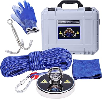 Kit de pêche magnétique avec étui magnétique puissant avec aimants en néodyme
