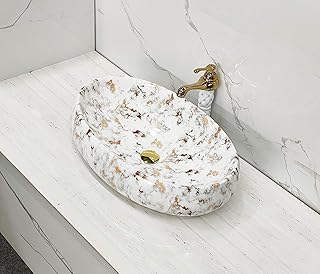 Lavabo bassino art, lavabo de salle de bain à poser en céramique