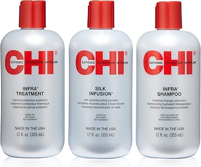 Coffret chi trio avec shampooing infrachi, thérapie infrarouge chi et infusion chi silk