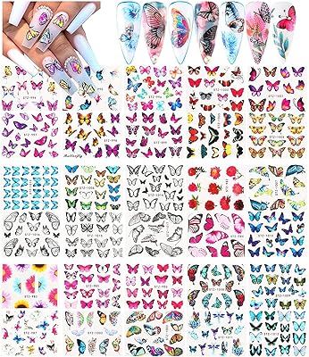 100 feuilles d'autocollants pour nail art, autocollants pour ongles auto-adhésifs à transfert d'eau, papillon, fleurs, plumes, etc. autocollants pour ongles autocollants pour la décoration des pointes de manucure. La boutique en ligne DIAYTAR COTE D'IVOIRE se distingue par sa capacité à proposer une gamme large et variée de produits. Elle facilite l'accès à des milliers de produits pour les consommateurs ivoiriens, avec pour objectif de devenir la référence incontournable du commerce électronique en Côte d'Ivoire.