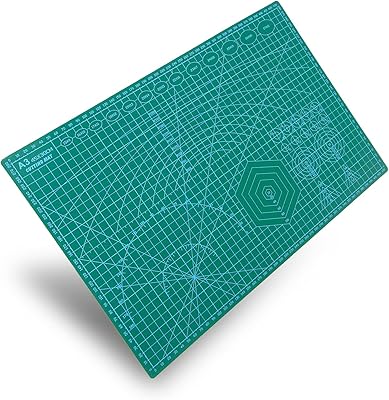 Tapis de découpe rotatif double face auto-cicatrisant turmin en pvc antidérapant pour la couture,