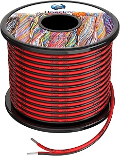 Fil électrique en silicone 20 awg fil parallèle à 2 conducteurs 60 pieds [noir 30 pieds rouge 10 pieds] fil de cuivre toronné souple et flexible sans oxygène de calibre 20. DIAYTAR COTE D'IVOIRE est une boutique en ligne généraliste qui propose une large gamme de produits avec plus de 300000 références. Elle est reconnue comme l'une des boutiques en ligne les plus populaires en Côte d'Ivoire, offrant une expérience d'achat pratique et sécurisée. Les clients peuvent trouver tout ce dont ils ont besoin sur une seule plateforme.
