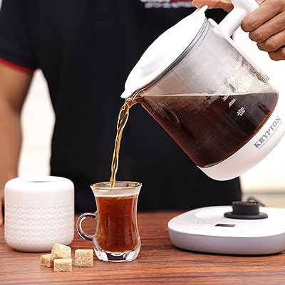 Machine à thé numérique multifonctionnelle, 1,2 l, kntm6384 | base rotative à 360 degrés | élément chauffant en acier inoxydable | corps en verre borosilicate | protection contre l'ébullition à sec. DIAYTAR COTE D'IVOIRE est une boutique en ligne généraliste qui propose plus de 300 000 références de produits diversifiés, faisant d'elle la boutique leader en Côte d'Ivoire. Avec une gamme étendue de produits, les clients peuvent trouver tout ce dont ils ont besoin en un seul endroit. DIAYTAR COTE D'IVOIRE se distingue par sa qualité de service et sa livraison rapide.