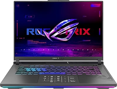 Ordinateur portable de jeu asus rog strix g16 (2023), écran nebula 16:10 qhd