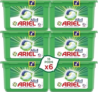 Capsules de lessive liquide ariel 3 en 1 au parfum original pour un nettoyage