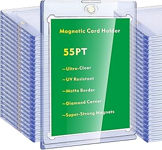 Porte-cartes magnétique lranfow, étui rigide résistant aux uv pour cartes || lot
