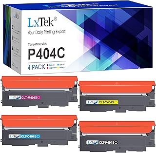 Cartouche de toner compatible lxtek de remplacement pour samsung clt-p404c clt-k404s clt-c404s clt-y404s clt-m404s pour xpress sl c480w c480fw c430w c480fn c480 c430 c48x (noir cyan) jaune magenta a, paquet de 4). DIAYTAR COTE D'IVOIRE se distingue par sa capacité à rassembler sous un même toit des milliers de produits issus de diverses marques et fournisseurs, facilitant ainsi les achats pour les consommateurs ivoiriens. Son approche centrée sur le client lui a valu une grande popularité.