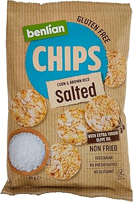 Flakes de maïs au riz brun salé penlian sans gluten avec huile extra