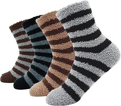Lot de 4 chaussettes d'hiver épaisses pour hommes, chaudes, confortables et douces, taille unique. DIAYTAR COTE D'IVOIRE est une boutique en ligne qui propose une expérience d'achat unique et personnalisée à ses clients. La boutique propose des promotions et des offres spéciales pour aider les clients à économiser de l'argent sur leurs achats. Les clients peuvent également profiter d'une livraison rapide et sécurisée pour recevoir leurs commandes dans les meilleurs délais.