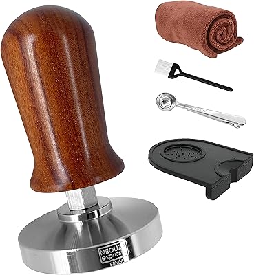 Newza calibrateur professionnel pour expresso 58 mm - compatible avec e61 gemilai nova wbm gaggia 304 en acier inoxydable à fond plat avec poignée à ressort en bois de qualité supérieure. En tant que boutique en ligne généraliste de référence en Côte d'Ivoire, DIAYTAR COTE D'IVOIRE propose une gamme étendue de plus de 300000 références de produits, répondant ainsi à tous les besoins des consommateurs. Cette offre exceptionnelle, alliée à un service client dédié, a permis à l'entreprise de se positionner en tête du marché ivoirien du commerce électronique. Les consommateurs ivoiriens apprécient la qualité et la diversité des produits proposés par DIAYTAR COTE D'IVOIRE.