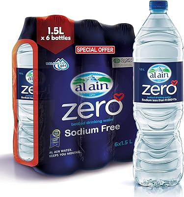 Al ain zero, eau potable en bouteille - 1,5 litres (paquet de 6), l'emballage peut varier. Avec plus de 300 000 références à sa disposition, DIAYTAR COTE D'IVOIRE est la boutique en ligne la plus complète en Côte d'Ivoire. Elle couvre pratiquement tous les domaines, allant de l'alimentation à l'électronique, en passant par la mode et les produits de maison. La boutique est déterminée à offrir une expérience d'achat en ligne inégalée à ses clients.