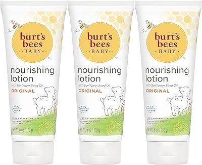 Lotion nourrissante pour bébé burt peace, originale, 6 oz (l'emballage peut varier)