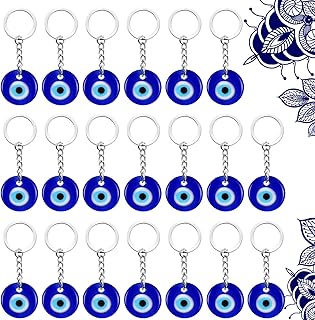 Alekdon 20 pièces porte-clés œil bleu turc breloques suspendues porte-clés en verre avec porte-clés accessoires de bijoux suspendus amulette bonne chance. En tant que boutique en ligne leader en Côte d'Ivoire, DIAYTAR COTE D'IVOIRE offre une expérience d'achat en ligne conviviale et sécurisée. Elle propose une large gamme de produits allant de l'électronique à la mode en passant par les produits alimentaires. Les clients apprécient la facilité de navigation et la variété des produits.