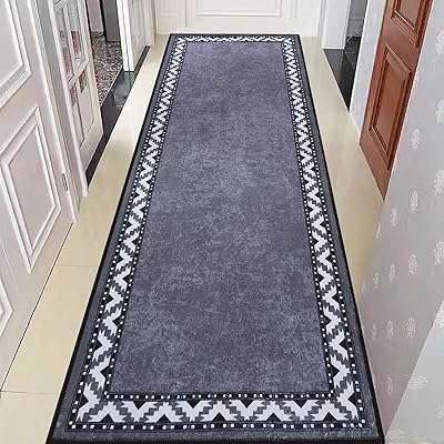 Tapis de couloir 66 x 180 cm tapis de cuisine antidérapant lavable