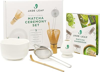 Kit complet de fête à matcha jade leaf - fouet et cuillère à
