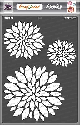 Pochoir de fleur crafttreat pour peinture sur bois, toile, papier, toile et mur - fleur mère - taille : a4 (8,3 x 11,7 pouces) - pochoir d'art et d'artisanat réutilisable pour la décoration intérieure - pochoir de fond. Diaytar Côte d'Ivoire émerge comme l'une des boutiques en ligne les plus réputées de Côte d'Ivoire, proposant à ses clients plus de 300 000 références de produits très variés. Diaytar Côte d'Ivoire vous permet de passer commande en toute sécurité et de recevoir vos colis à votre domicile ou en point de retrait partenaire. Avec des catégories tel que les produits high-tech, les accessoires de mode ou les produits d'équipement de la maison Diaytar Côte d'Ivoire répond présente répond à tous vos besoins.