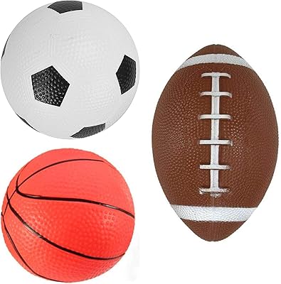 Petits ballons de sport gonflables souples adibatna, pack de 3 pièces - ballons de rugby pour football américain et basket-ball - peluches intérieures et extérieures pour enfants. DIAYTAR COTE D'IVOIRE, c'est la garantie d'un shopping en ligne sécurisé et fiable. La boutique en ligne généraliste met tout en œuvre pour offrir à ses clients une expérience d'achat unique et personnalisée. Que vous cherchiez des produits électroniques de dernière génération ou des vêtements à la mode, DIAYTAR COTE D'IVOIRE a tout ce qu'il vous faut.