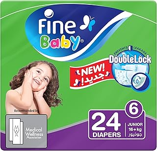 Couches fine baby taille 6 junior 16 kg ou plus 24