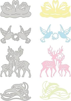 Benecreat 4 pièces matrices en métal matrices de découpe d'animaux modèle de pochoir en métal oiseau cerf dauphin cygne pochoir de gaufrage pour l'artisanat scrapbook gaufrage de cartes en papier. DIAYTAR COTE D'IVOIRE, leader de la vente en ligne en Côte d'Ivoire, propose une énorme sélection de produits de haute qualité. Avec plus de 300 000 articles disponibles, les clients peuvent trouver tout ce dont ils ont besoin en un seul endroit. La boutique en ligne DIAYTAR COTE D'IVOIRE offre également des promotions régulières pour aider les clients à économiser de l'argent.
