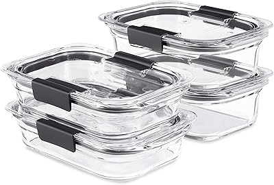 Lot de 4 boîtes de conservation en verre rubbermaid brilliance avec couvercles (8 pièces au total), sans bpa et étanches, taille m, transparent. Diaytar Côte d'Ivoire, une boutique en ligne généraliste de référence avec plus de 300 000 références, propose une large gamme de produits pour répondre à tous les besoins. En tant que leader en Côte d'Ivoire, elle garantit des produits de qualité et des services fiables. Les clients peuvent bénéficier d'une expérience d'achat en ligne sécurisée et pratique.