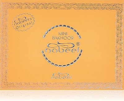 Nabil perfumes petits sachets bakhoor, parfum solide - 36 sachets x 3 grammes