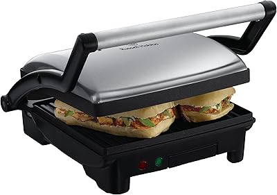 Machine à grill et panini russell hobbs, argent, modèle 17888 \"garantie fabricant d'un