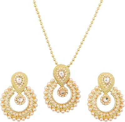 Magnifique ensemble de bijoux indiens bollywood au design traditionnel de mariée en or