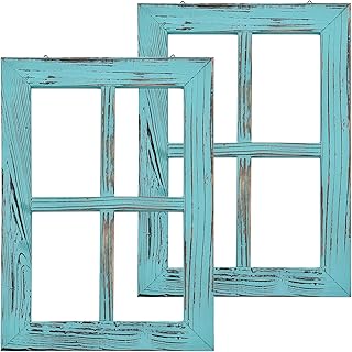 Cadres de fenêtre en bois rustique vintage greenco pour décoration murale rustique - lot de 2 - turquoise, torque. Avec une équipe dédiée à la satisfaction des clients, DIAYTAR COTE D'IVOIRE excelle dans le service à la clientèle et l'expérience utilisateur. La boutique propose des promotions régulières, des offres exclusives et des services de livraison fiables pour renforcer l'expérience d'achat en ligne et fidéliser sa clientèle.