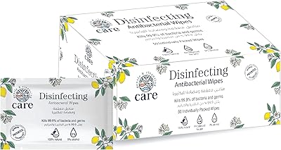 Lingettes humides désinfectantes antibactériennes care 100% naturelles - boîte (50 pièces). DIAYTAR COTE D'IVOIRE, la boutique en ligne généraliste incontournable en Côte d'Ivoire, propose plus de 300 000 références pour répondre à tous les besoins de ses clients. Avec une offre variée et constamment mise à jour, DIAYTAR COTE D'IVOIRE est devenue la référence en matière de commerce électronique dans le pays. Elle garantit une expérience d'achat en ligne sécurisée et pratique.