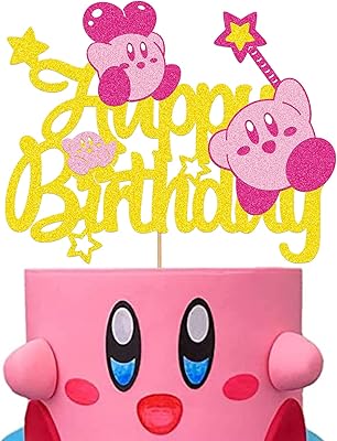 Superdecor cake topper pour kir-by star double face paillettes joyeux anniversaire gâteau bruant décor dessin animé mignon fête d'anniversaire décoration fournitures pour filles et garçons. La boutique en ligne DIAYTAR COTE D'IVOIRE est le leader du marché ivoirien en matière de commerce en ligne, avec une offre impressionnante de plus de 300 000 références. Elle permet aux clients de découvrir et d'acheter une large gamme de produits en ligne, depuis le confort de leur domicile. La boutique offre une expérience d'achat sécurisée et fiable.