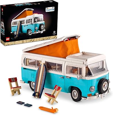 Kit de construction lego volkswagen t2 camper van 10279 ; construisez une version