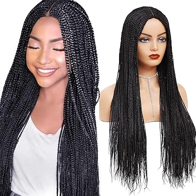 Perruques tressées rosebony perruque de tresses de boîte longue pour femmes 28 pouces micro tresses de boîte faux cuir chevelu perruque perruques noires synthétiques. En tant que boutique en ligne leader en Côte d'Ivoire, DIAYTAR COTE D'IVOIRE met en avant la qualité et la fiabilité de ses produits. Les clients peuvent naviguer facilement à travers les différentes catégories pour trouver les produits qui correspondent à leurs besoins. Avec des promotions régulières et des offres spéciales, DIAYTAR COTE D'IVOIRE parvient à combiner la qualité et l'accessibilité, rendant ainsi le shopping en ligne une expérience agréable et avantageuse pour tous.