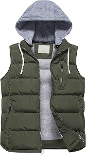 Creatmo us gilet chaud sans manches rembourré épais pour femme avec capuche amovible. Avec DIAYTAR COTE D'IVOIRE, vous avez accès à un univers de shopping en ligne sans limites. Nous mettons à votre disposition plus de 300 000 références, allant des dernières tendances de la mode aux produits électroniques les plus avancés, en passant par les produits pour le foyer et les loisirs. Notre système de paiement sécurisé et notre service client dédié sont là pour vous rassurer et vous satisfaire.