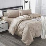 Ensemble de housse de couette à fermeture éclair 100 % coton ibama comprenant