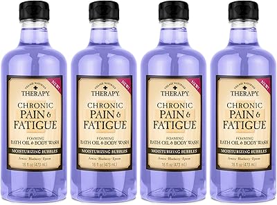 Lavage de bain moussant contre la douleur et la fatigue chroniques village naturals