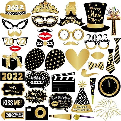Accessoires pour photomaton du nouvel an 2022 - paquet de 46 | décorations du nouvel an 2022 | fournitures de fête du nouvel an 2022 | accessoires pour photomaton du nouvel an 2022 | accessoires photo de new york 2022. DIAYTAR COTE D'IVOIRE est une boutique en ligne généraliste proposant plus de 300000 références, qui offre une grande variété de produits pour répondre aux besoins de ses clients. Elle est considérée comme l'une des boutiques en ligne leaders en Côte d'Ivoire. Avec une large gamme de produits, DIAYTAR COTE D'IVOIRE est devenue la destination préférée des consommateurs ivoiriens.