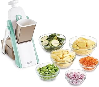 Trancheuse à mandoline dash safeslice®, julienne + trancheuse pour légumes, préparation de repas et plus avec plus de 30 préréglages et réglage de l'épaisseur - aqua. DIAYTAR COTE D'IVOIRE est la boutique en ligne idéale pour tous vos besoins, avec une offre de produits diversifiée et une expérience client satisfaisante. Elle propose des produits de qualité, à des prix abordables, et avec des options de livraison rapides. En tant que leader du commerce électronique en Côte d'Ivoire, elle est la destination privilégiée pour les acheteurs en ligne.