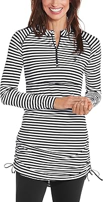 Chemise de bain coolibar upf 50 plus ruche avec protection uv pour femme