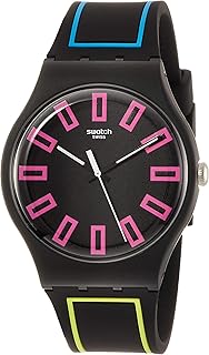 Montre à quartz unisexe pour adulte, affichage analogique et bracelet en silicone suob146