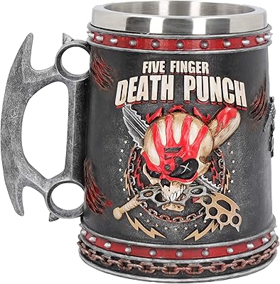 Nemesis now b4654n9 five finger death punch chope 15 cm, résine avec insert