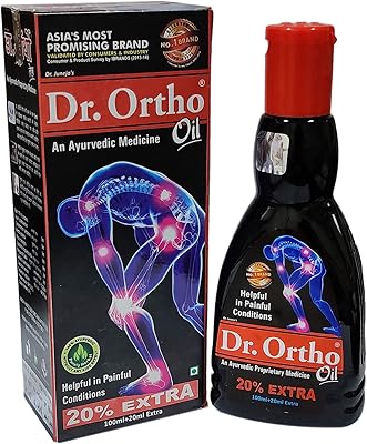 Huile ayush dr. ortho - 120 ml x paquet de 4. En tant que boutique en ligne leader en Côte d'Ivoire, DIAYTAR COTE D'IVOIRE propose des produits de haute qualité à des prix compétitifs. Elle met à disposition de ses clients une multitude de choix pour répondre à leurs besoins quotidiens, qu'il s'agisse d'équipements sportifs, de décoration ou de produits pour la maison. La boutique offre également des services de livraison rapides et fiables pour garantir que les commandes soient livrées à temps.