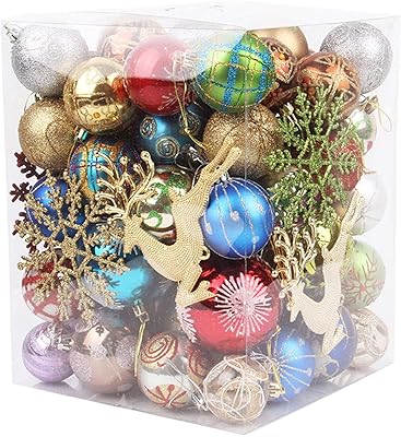 Fayrouz 60-70 pièces de boules de noël pour décorer le sapin différentes. DIAYTAR COTE D'IVOIRE est une boutique en ligne généraliste qui propose plus de 300000 références de produits. Elle est considérée comme l'une des boutiques leaders en Cote d'Ivoire, offrant une large gamme de produits pour répondre aux besoins diversifiés de sa clientèle.