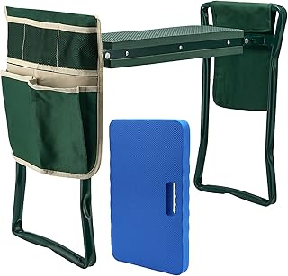 Tabouret et banc de jardin moyat, banc de jardin, support de jardin pliable avec sac à outils, coussin eva supplémentaire, support de jardin pliable pour le jardinage, 60 cm x 48 cm x 26 cm. DIAYTAR COTE D'IVOIRE se distingue par sa sélection incroyable de produits, allant des marques internationales aux produits locaux. Avec sa gamme étendue de catégories, les clients peuvent facilement trouver ce qu'ils cherchent, que ce soit des produits pour leur maison, leur famille ou pour eux-mêmes. L'engagement de la boutique à offrir des prix compétitifs et des services de livraison rapides ajoute à son attrait.