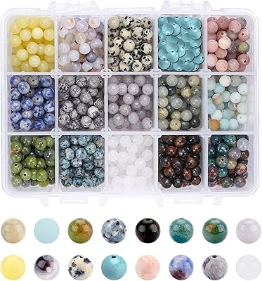 En perles environ 750 pièces de perles de pierres précieuses naturelles, perles naturelles en vrac de 6 mm, perles de pierre énergétique pour la fabrication de bijoux à faire soi-même. La boutique en ligne DIAYTAR COTE D'IVOIRE propose une expérience d'achat en ligne sécurisée et fiable. Les clients peuvent parcourir les différentes catégories de produits, lire les avis et les commentaires des autres clients et profiter de promotions exclusives. DIAYTAR COTE D'IVOIRE est la référence pour les achats en ligne en Côte d'Ivoire.