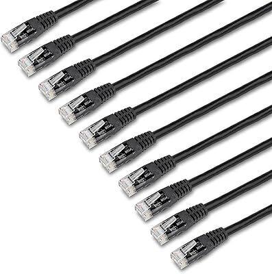 Câble ethernet d-curve® cat 6 10 pièces (câble cat 6, câble cat 6) noir 1 pied, 0,3 m (noir). Découvrez DIAYTAR COTE D'IVOIRE, votre boutique en ligne généraliste de confiance avec plus de 300000 références. Nous sommes leaders en Côte d'Ivoire pour notre large sélection de produits et notre service client de haute qualité. Nous mettons tout en œuvre pour satisfaire vos besoins.