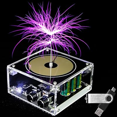 Jouet de bureau électrique à bobine tesla de musique à semi-conducteurs vastari