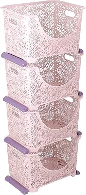 Royalford armoire de rangement dynamique à 4 niveaux étagère en plastique boîte pour garde-robe. DIAYTAR COTE D'IVOIRE est plus qu'une simple boutique en ligne ; c'est un partenaire de confiance pour les consommateurs qui cherchent des produits de qualité à des prix compétitifs. Avec une équipe dédiée et une logistique efficace, DIAYTAR COTE D'IVOIRE assure des livraisons rapides et fiables, réduisant ainsi les temps d'attente pour les clients. Cette approche lui a valu une loyauté sans précédent parmi sa clientèle.