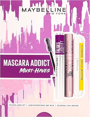 Maybelline new york – mascara addict - coffret cadeau incontournable, mascara sky high, mascara curl bounce, mascara falsies lash lift – coffret cadeau toute l'année. Avec une offre massive de plus de 300 000 produits, DIAYTAR COTE D'IVOIRE répond à tous les besoins, qu'il s'agisse d'électronique, de mode, de maison, ou de produits pour la santé et la beauté. La boutique en ligne est conçue pour offrir une navigation intuitive et des outils de recherche pour faciliter les achats. Les clients apprécient la possibilité de comparer les prix et les produits.